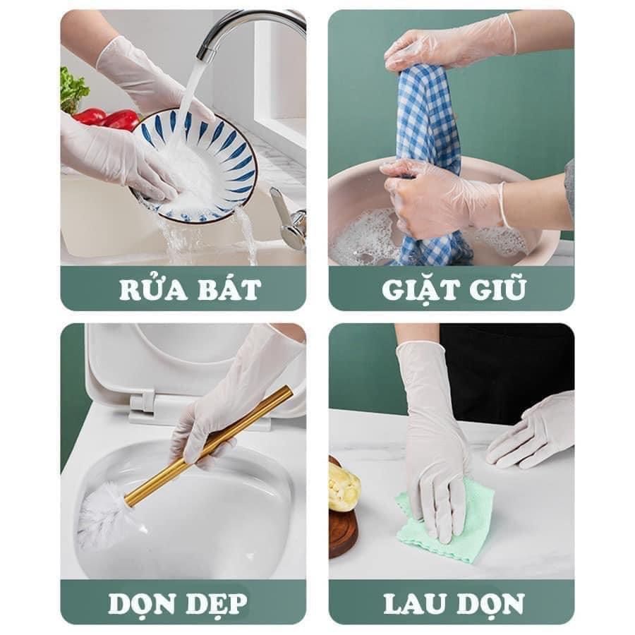 GĂNG TAY CAO SU BEESURG bịch 30C 